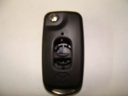 Ключ Mazda 2 кнопки выкидной 