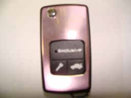 Ключ Chevrolet pink 2 кнопки выкидной 