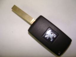 ключ Peugeot 2 кнопки выкидной 