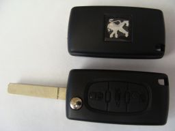 Ключ Peugeot 407 3 кнопки 